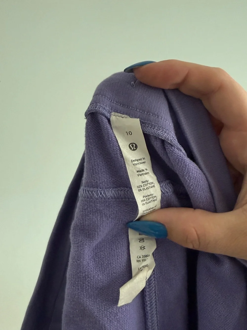 Lululemon Dark Lavender Inner Glow Shorts